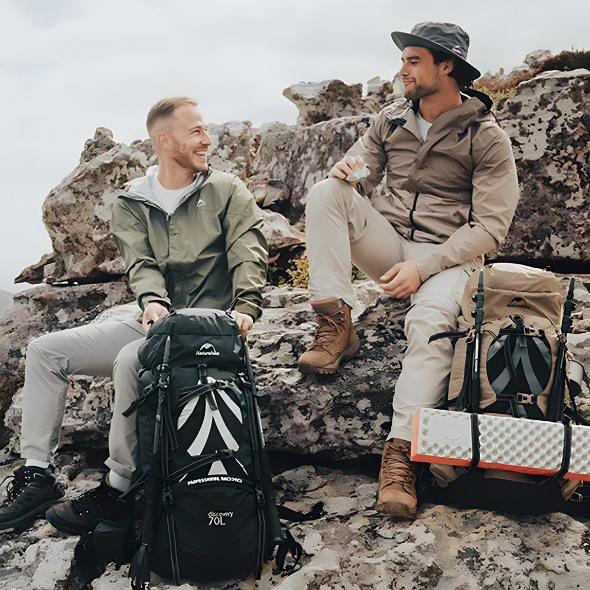 70L Waterproof Hiking Backpack – Spacious & Ergonomic 3