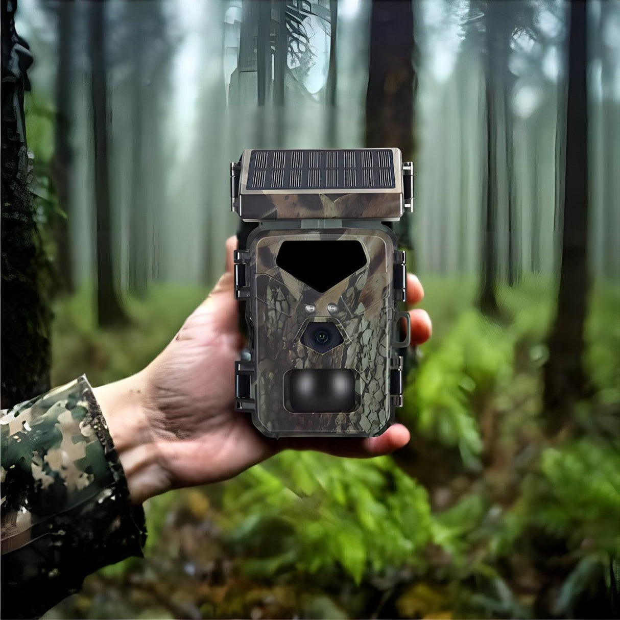 Solar-Powered Trail Camera – 20MP Full HD Night Vision 4